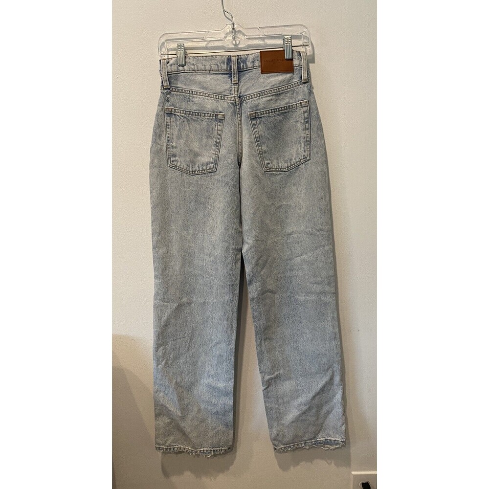 Lucky brand high rise crop wide leg trouser size 00/24 - Picture 8 of 9
